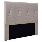 Cabeceira Queen 160cm Linho Rústico Aquilla  Areia