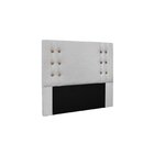 Cabeceira Queen 160cm Linho Rústico Gênova Grigio