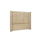 Cabeceira Queen 160cm Linho Vicenza Dourado