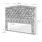 Cabeceira Queen 160cm Para Cama Box Geovana Suede Veludo Marr