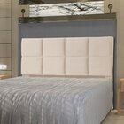 Cabeceira Queen 160cm Poliana  Bege