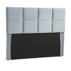 Cabeceira Queen 160cm Poliana  Cinza