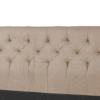 Cabeceira Queen 160cm Ravena Bege Suede Carolina Moveis