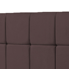 Cabeceira Queen 160cm Roma Marrom Suede Carolina Moveis