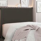 Cabeceira Queen 160cm Suede Veneza  Cinza