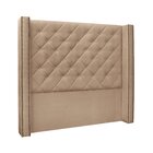 Cabeceira Queen 160cm Suede Vicenza  Bege