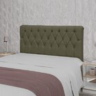 Cabeceira Queen 160cm Suede Viena  Marrom Taupe