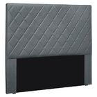 Cabeceira Queen 160cm Veludo Esmeralda  Cinza