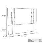 Cabeceira Queen 160cm Veludo Gênova  Lilás