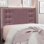 Cabeceira Queen 160cm Veludo Gênova  Uva