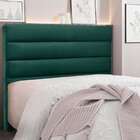 Cabeceira Queen 160cm Veludo La Itáliana  Verde Floresta