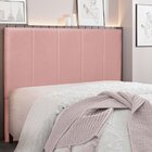 Cabeceira Queen 160cm Veludo Ravenna  Rosa