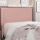 Cabeceira Queen 160cm Veludo Veneza  Rosa