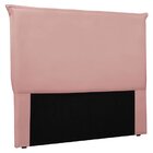 Cabeceira Queen 160cm Veludo Veneza  Rosa