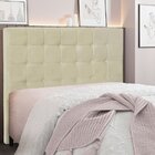 Cabeceira Queen 160cm Veludo Verona  Bege