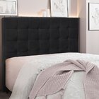 Cabeceira Queen 160cm Veludo Verona  Preto