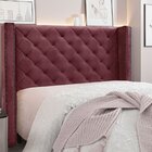 Cabeceira Queen 160cm Veludo Vicenza  Vinho
