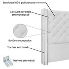 Cabeceira Queen 160cm Vicenza Spezzia Branco