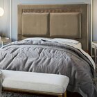 Cabeceira Queen 160cm X 141cm Vancouve Veludo Castor