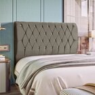 Cabeceira Queen 195cm Grécia Para Quarto Bege