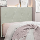 Cabeceira Queen 1 60m Aquilla Veludo - Pallazio - Cinza Prata