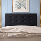 Cabeceira Queen 1 60m Atenas Suede Preto - Pallazio