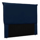 Cabeceira Queen 1 60m Barcelona Suede - Pallazio - Azul Marin