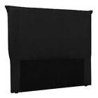 Cabeceira Queen 1 60m Barcelona Suede Preto - Pallazio