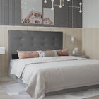 Cabeceira Queen 1 60m Berlim Corano - Pallazio - Cinza