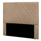 Cabeceira Queen 1 60m Córdoba Suede Bege - Pallazio