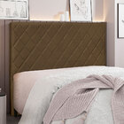 Cabeceira Queen 1 60m Córdoba Suede - Pallazio - Caramelo