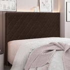 Cabeceira Queen 1 60m Córdoba Suede - Pallazio - Marrom