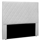 Cabeceira Queen 1 60m Esmeralda Corano Branco - Pallazio