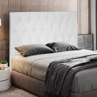 Cabeceira Queen 1 60m Estocolmo Corano Branco - Pallazio