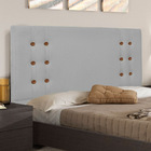 Cabeceira Queen 1 60m Genova Linho Cinza Claro - Pallazio