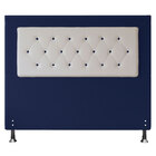 Cabeceira Queen 1 60m Havana Suede Com Corino Branco - Pallaz