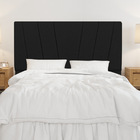 Cabeceira Queen 1 60m Italia Veludo Preto - Pallazio