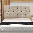Cabeceira Queen 1 60m Madrid Suede - Pallazio - Bege