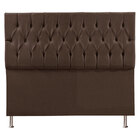 Cabeceira Queen 1 60m Madrid Suede - Pallazio - Marrom