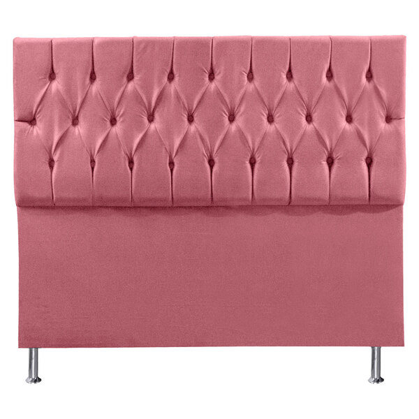 Cabeceira Queen 1 60m Madrid Suede - Pallazio - Rosa