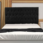 Cabeceira Queen 1 60m Madrid Suede Preto - Pallazio
