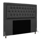 Cabeceira Queen 1 60m Maribor Linho Grafite - Pallazio