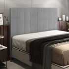 Cabeceira Queen 1 60m Munique Linho Cinza - Pallazio