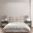 Cabeceira Queen 1 60m Nina Suede Bege - Pallazio