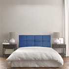 Cabeceira Queen 1 60m Nina Suede - Pallazio - Azul Marinho