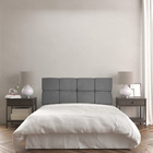 Cabeceira Queen 1 60m Nina Suede - Pallazio - Grafite