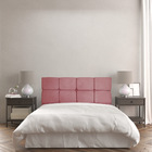 Cabeceira Queen 1 60m Nina Suede Rosê - Pallazio
