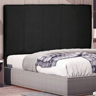 Cabeceira Queen 1 60m Ravenna Suede - Pallazio - Preto