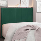 Cabeceira Queen 1 60m Ravenna Veludo Verde Floresta - Pallazio