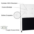 Cabeceira Queen 1 60m Roma Corano Branco - Pallazio